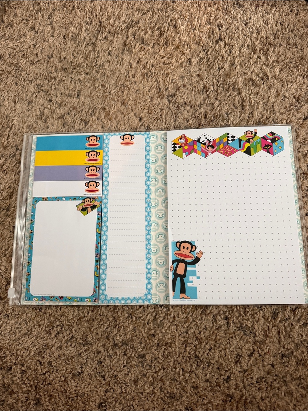 Paul Frank Sticky Notes & Flags Set - Picture 2 of 6